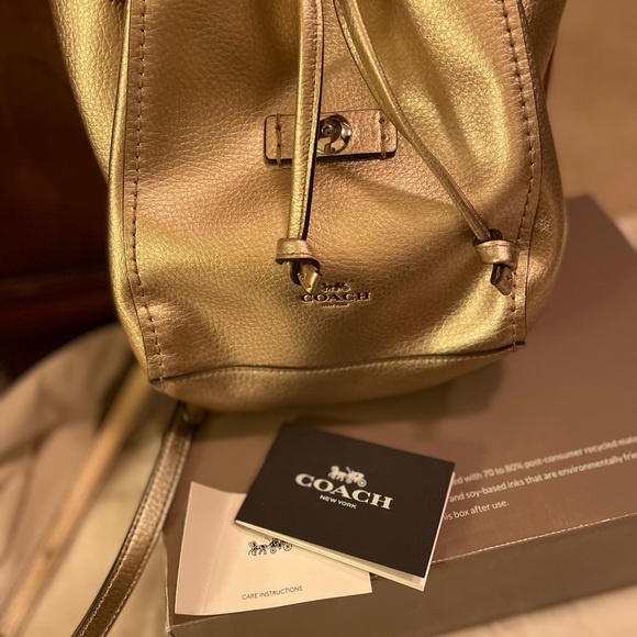 Coach mini derby metallic backpack main image 7